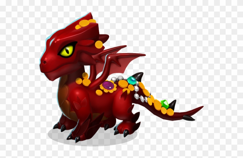 Treasure Dragon Baby Clipart