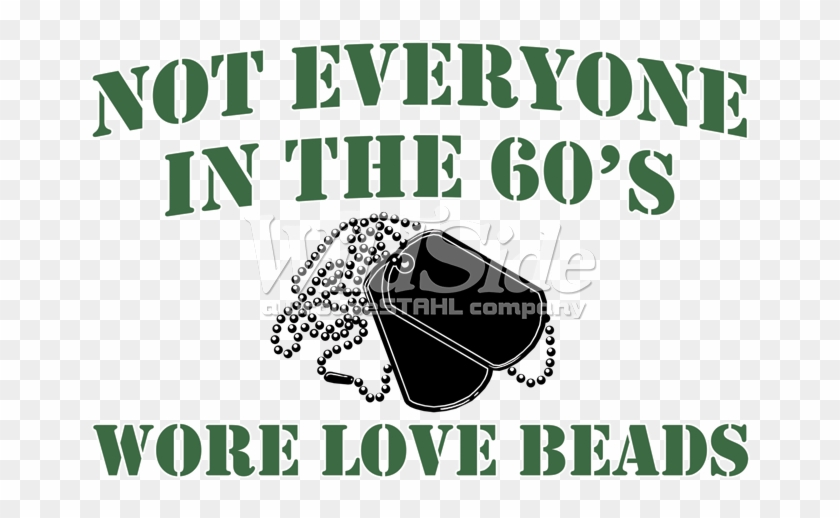 Not Everyone In The 60's Wore Love Beads Clipart #1907361