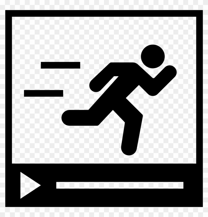 Video Recorder Clipart Action Sign - Png Download