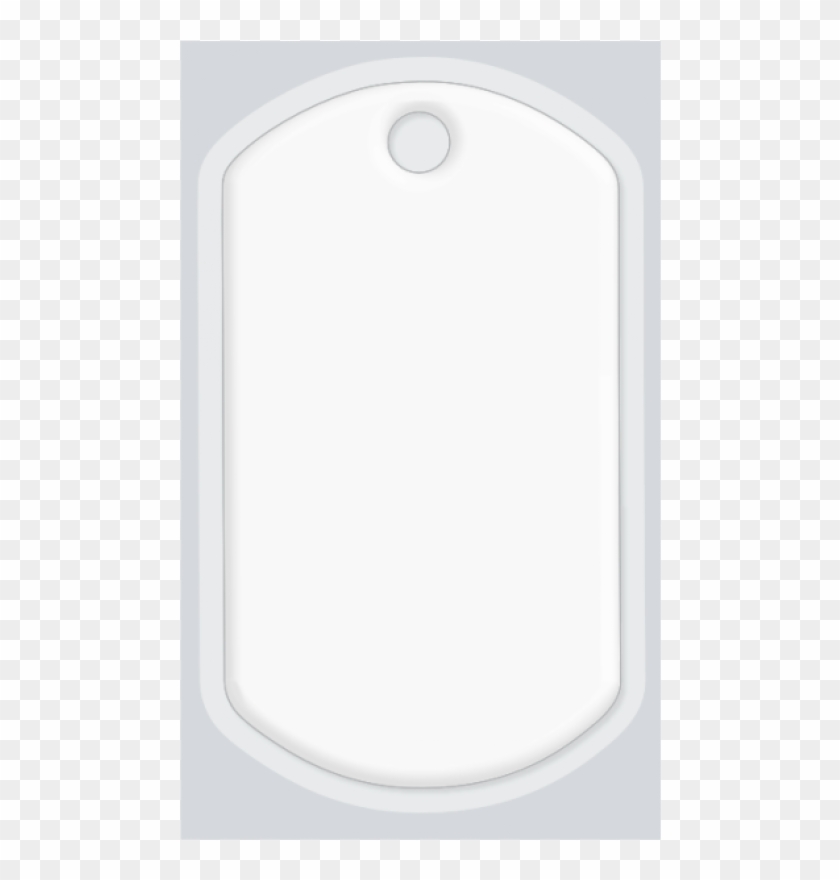 Militarydogtag White Side1 Clipart #1907535