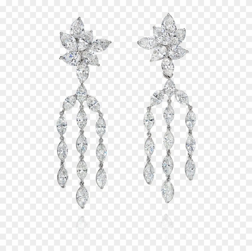 Chandelier Diamond Earrings - Earrings Clipart #1907955
