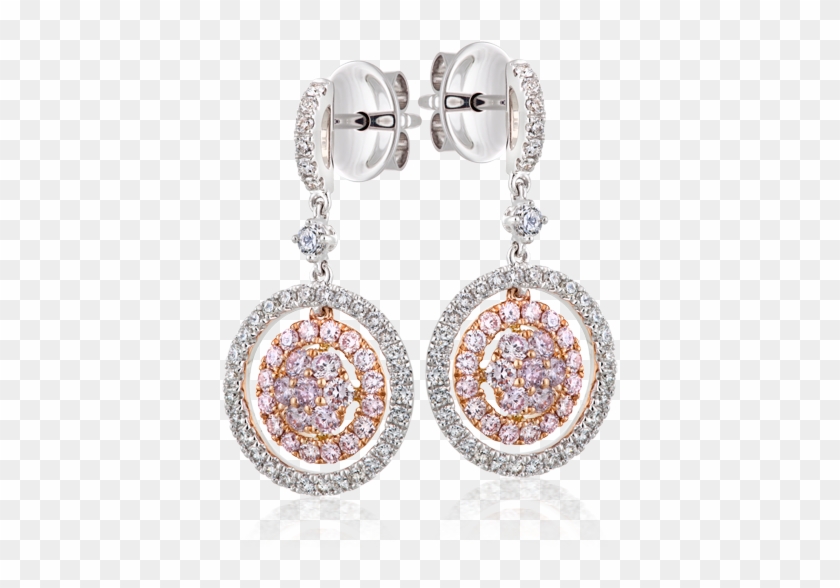 18ct White And Rose Gold Round Brilliant Cut Diamond Clipart #1908330