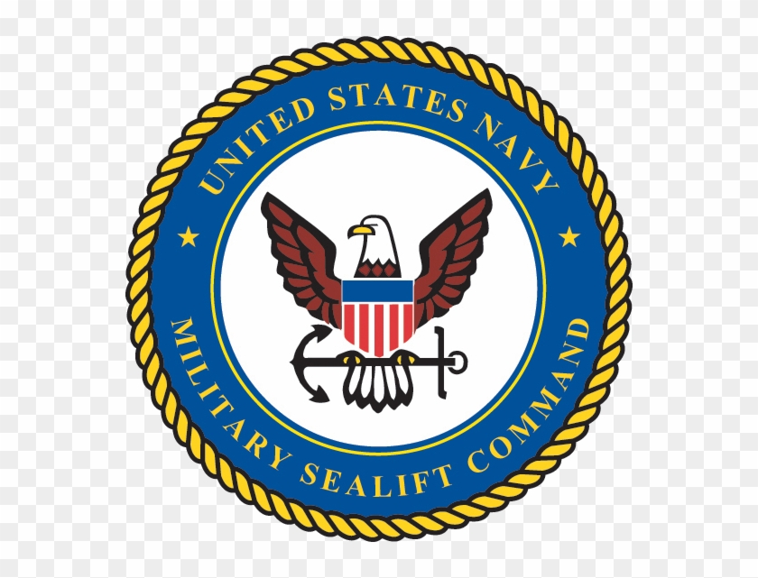Seal Of The Military Sealift Command - United States Navy Military Sealift Command Clipart