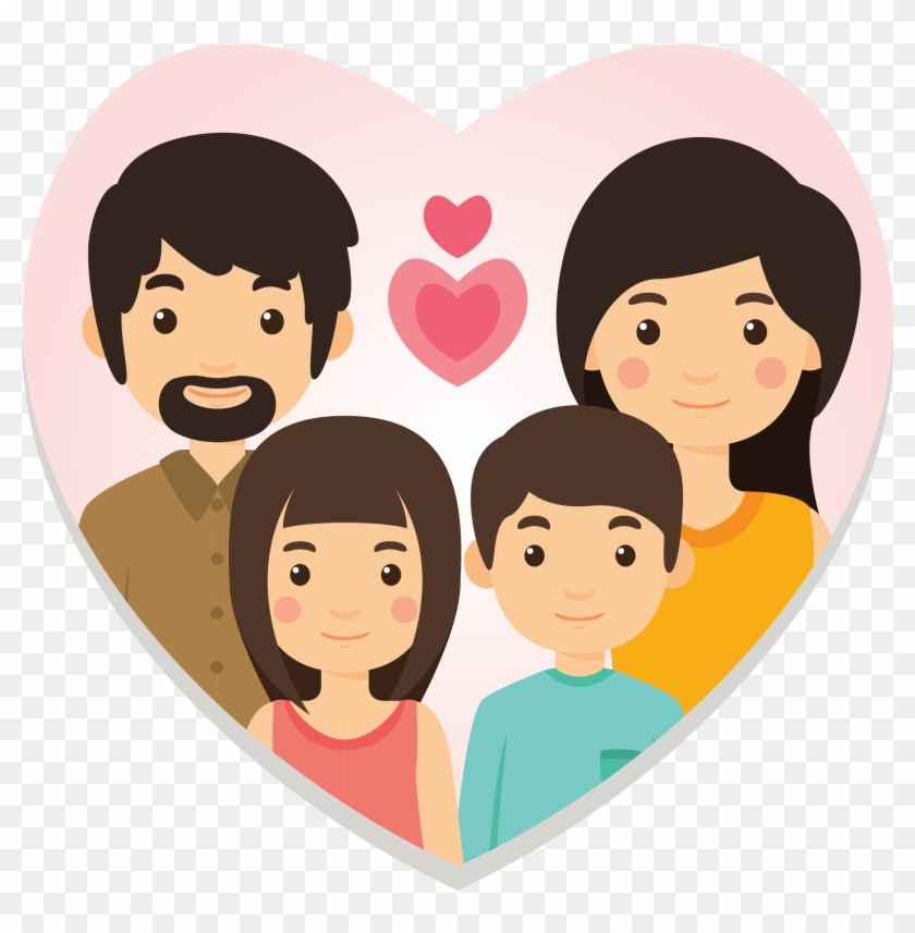 Del Vector De La Familia , Png Download Clipart