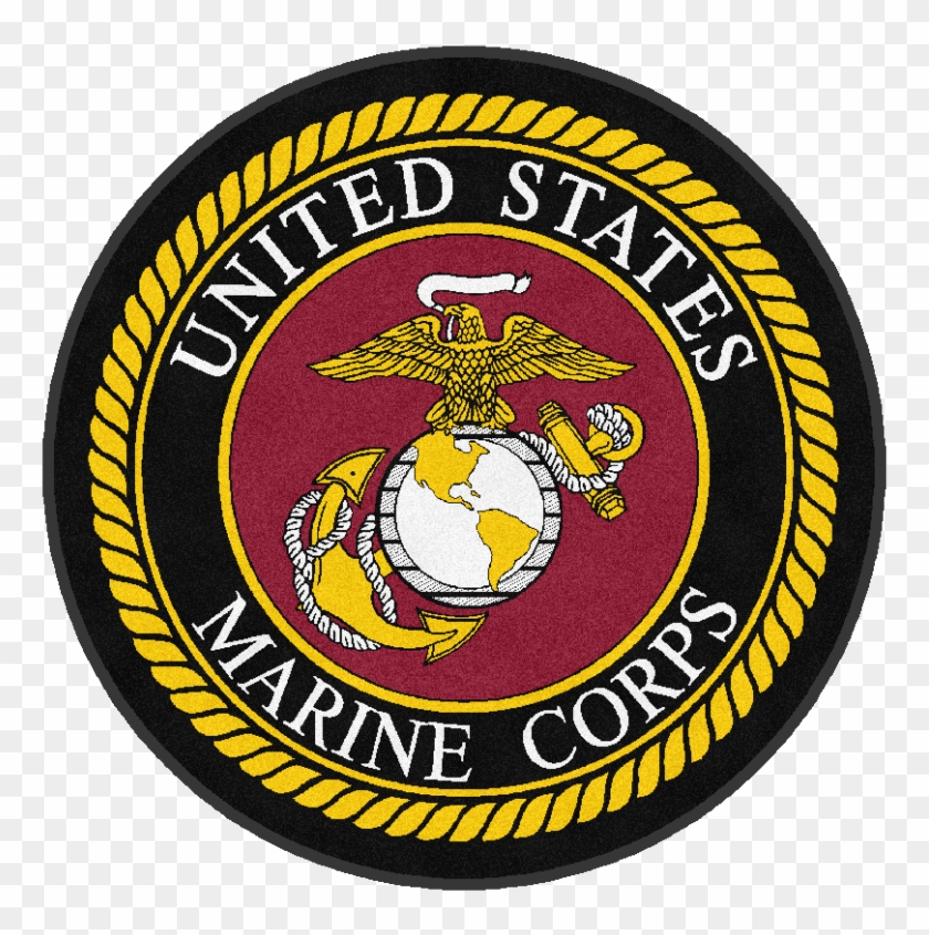 Us Marines Logo Buy Us Marines Corps Round Logo Rug Clipart