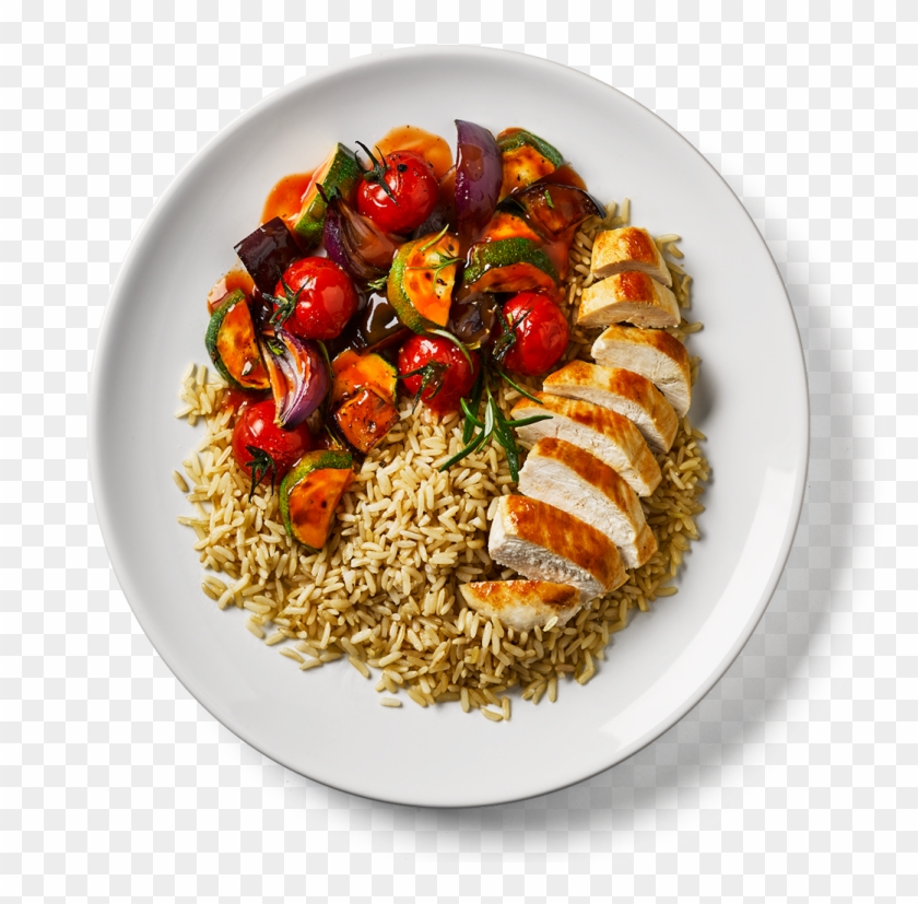 Grilled Chicken With Roasted Vegetables , Png Download Clipart #1909292
