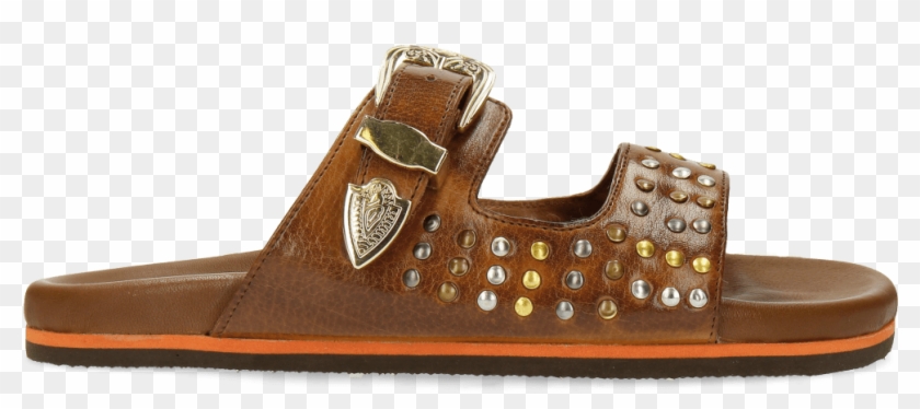 Sandals Helen 4 Tan Rivets Multi - Sandal Clipart