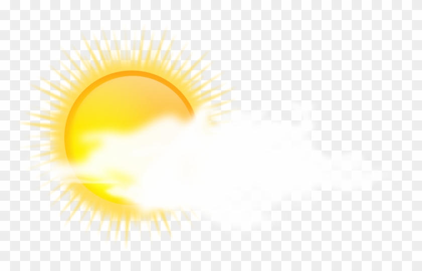 Cloud, Cloudy, Sun, Weather, Mist, Foggy, Misty, Fog - Bulutlu Güneş Clipart
