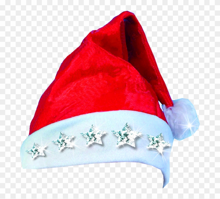 Gorro Navidad Con Estrellas - Plait Santa Hat Clipart