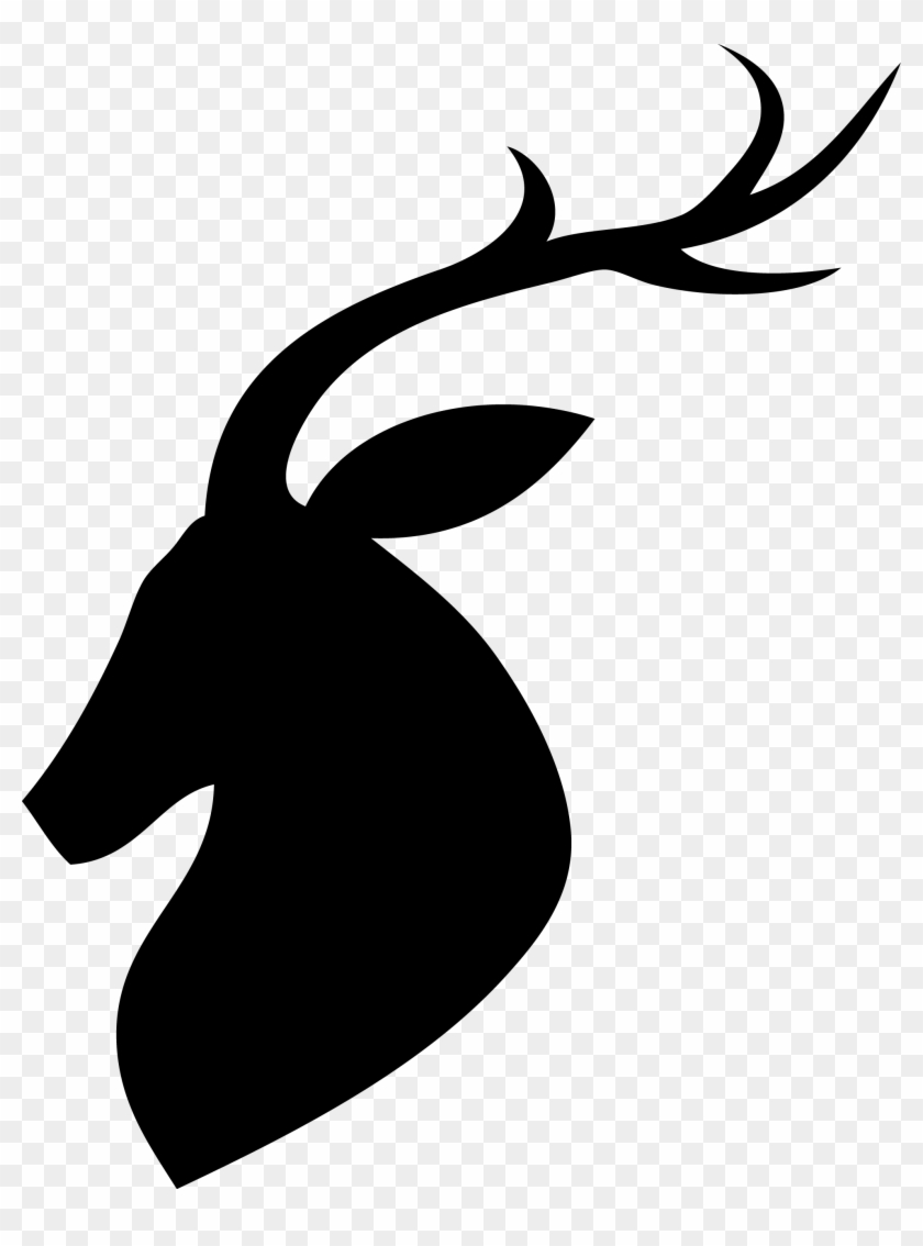 En Este - Silueta De Renos Navideños Clipart