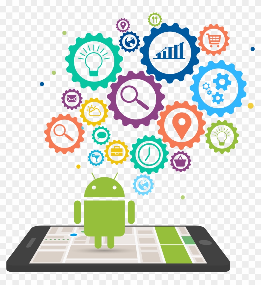 Android App Development - Mobile Graphics Designs Clipart #1910330