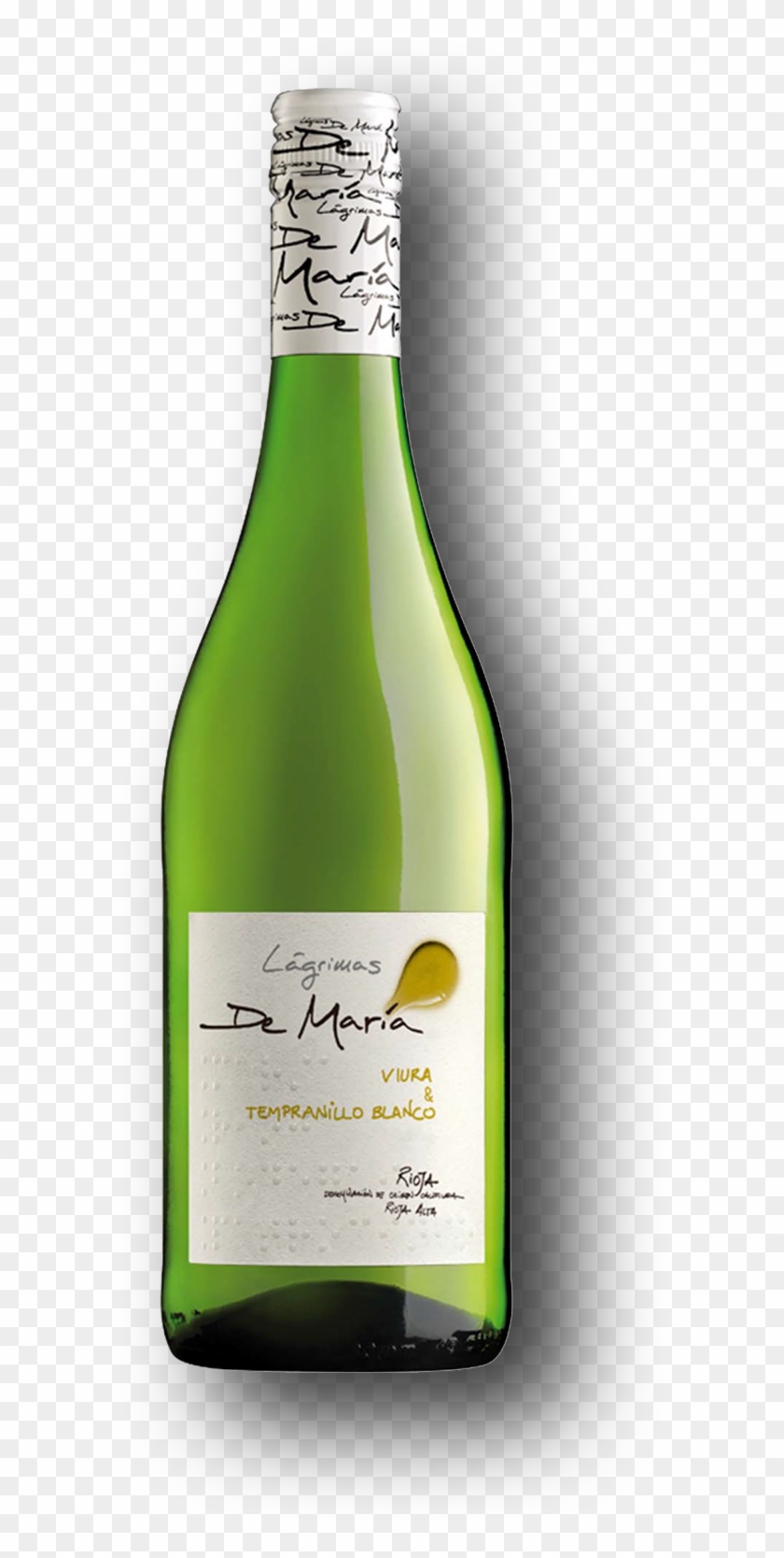 Lágrimas De María Blanco - Glass Bottle Clipart #1910469