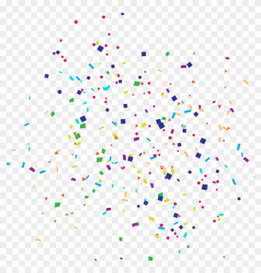 #mq #confetti #colorful #floating #falling - Party Confetti Png Clipart #1911500