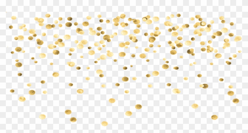 Falling Confetti - Gold Confetti Png Transparent Clipart #1911601