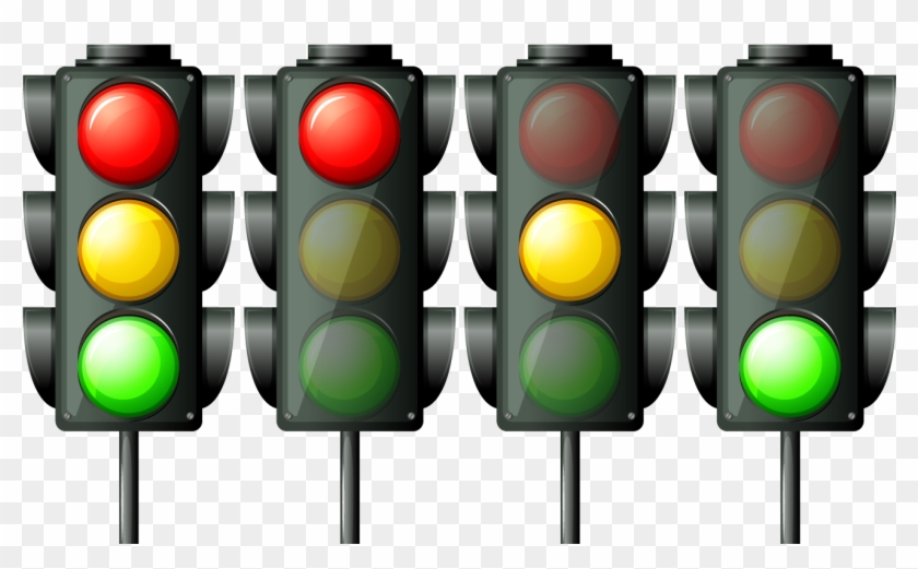 Stoplight Clipart School Traffic - Dibujos Animado Semaforo - Png Download #1911711