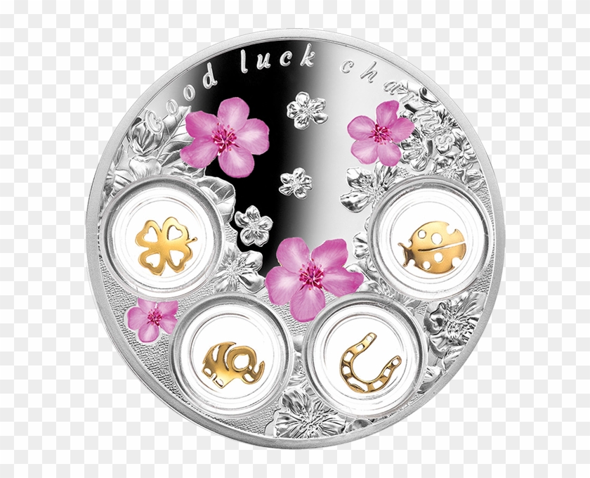 Niue 2017 5$ Good Luck Charms - Монета Талисманы Счастья Clipart