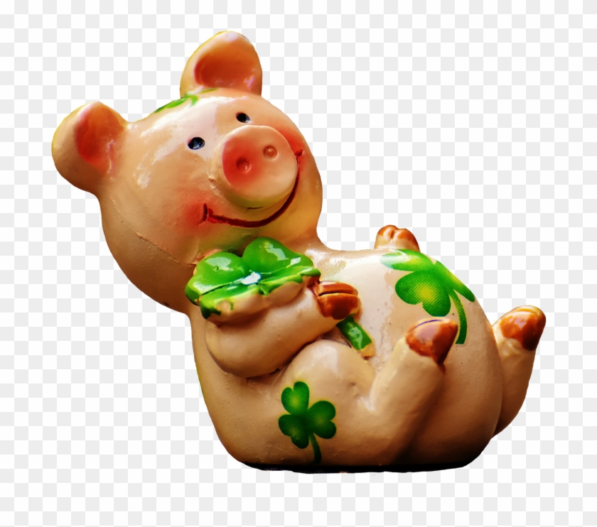 Lucky Pig, Luck, Pig, Funny, Piglet, Lucky Charm, Cute Clipart