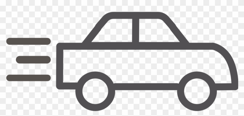 Car Transportation - Car Outline Transparent Background Clipart