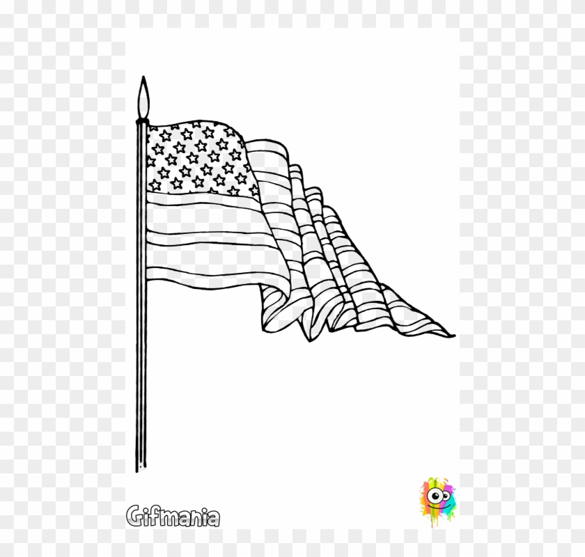 Estados Unidos Será Colonia De China - Flag Day Coloring Pages Clipart #1912352