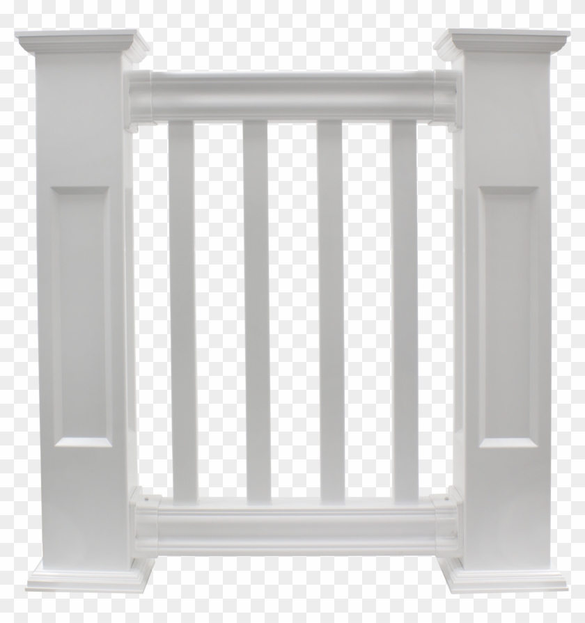 Download V410 With Square Vinyl Balusters Bench Clipart Png Download