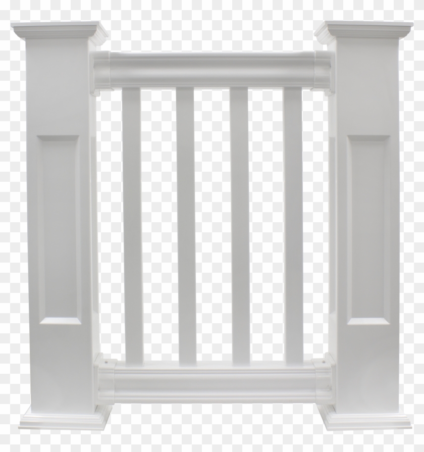 V410 With Square Vinyl Balusters - Bench Clipart #1912381
