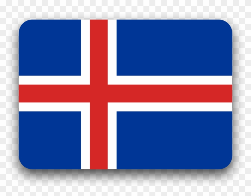 Descarga - Iceland Flag Small Clipart
