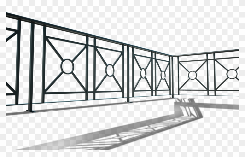 Wrought Iron - Lion - Iron Railing Design For Roof Clipart #1912544