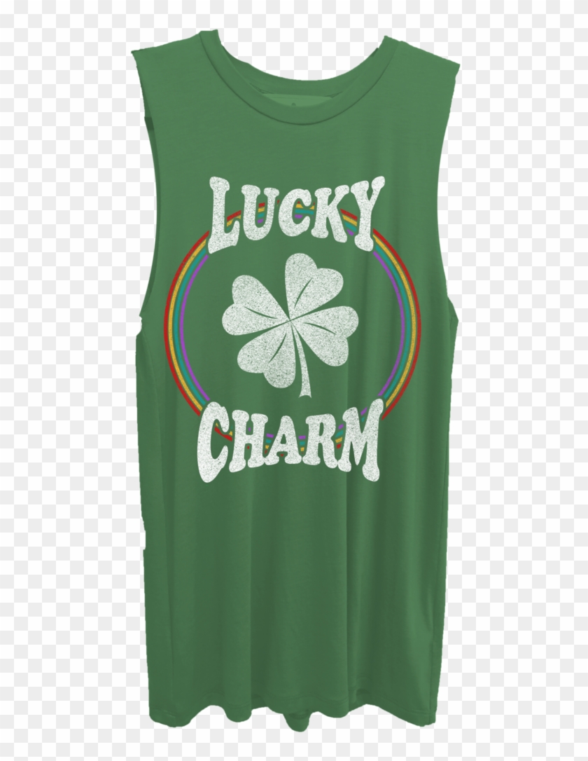 Patrick's Day "lucky Charm" Muscle Tank Clipart #1912759