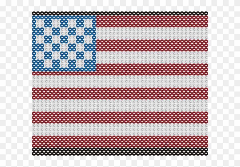 Plantilla Hama Bandera Usa Www Clipart #1913039