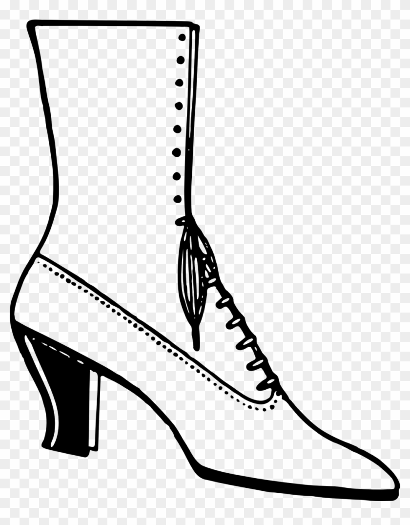 Boot Shoe Woman& Clipart #1913127