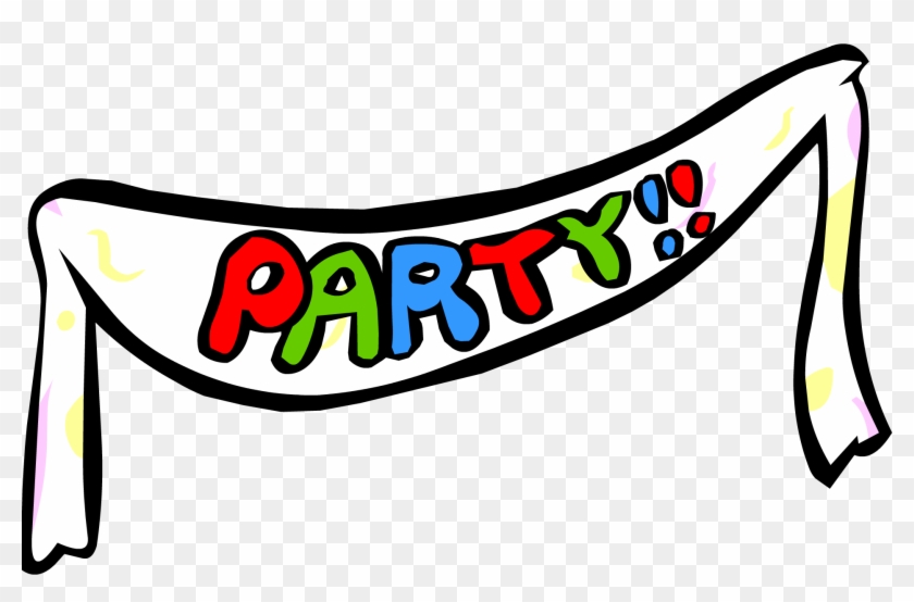 Party Banner Png Clipart #1913683