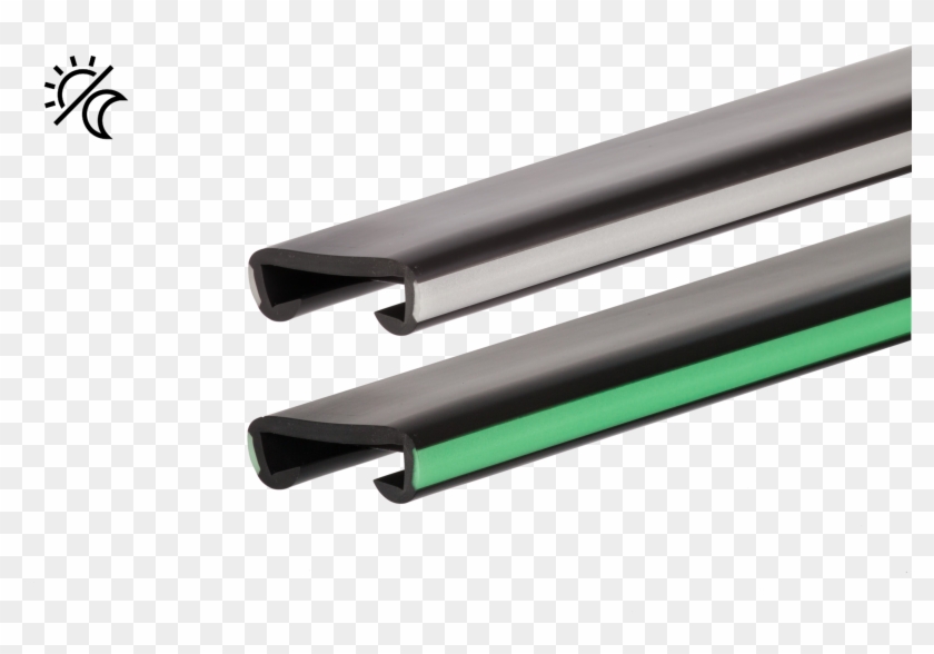 Pvc Handrail Foto, Railing 40x8mm Black Clipart