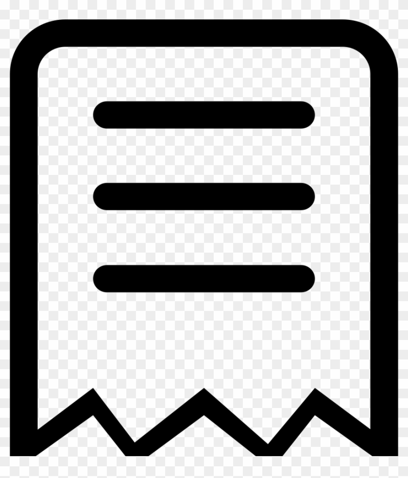 Png File - Receipt Icon Free Clipart