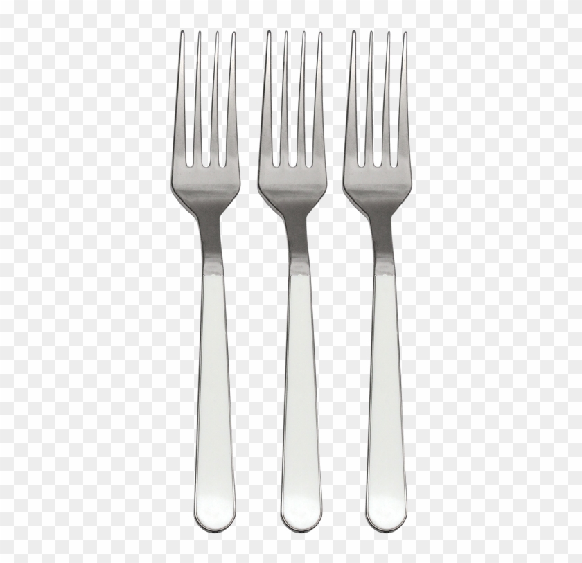 Decor Duo Polished White-silver Plastic Forks - Knife Clipart