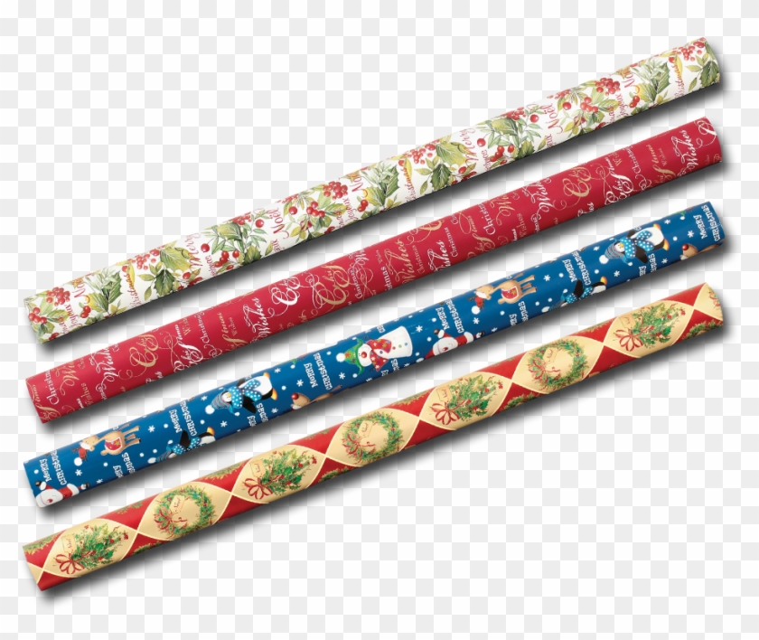 Paper Wrap Png - Christmas Wrapping Paper Rolls Transparent Clipart