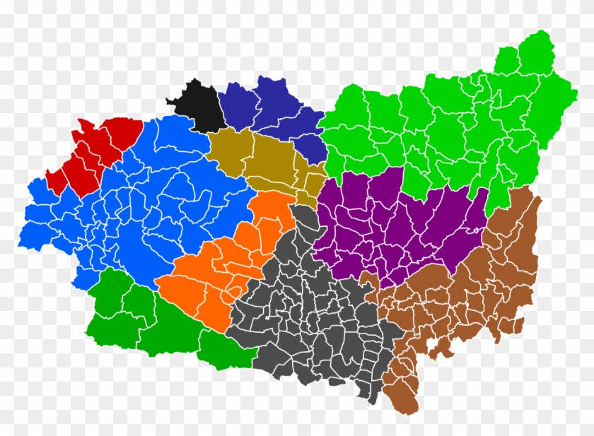 Mapa Comarcas De León Clipart #1915634
