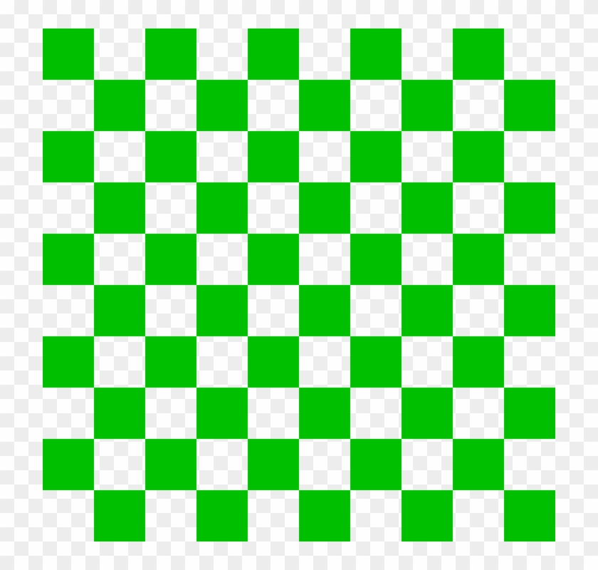 Checkerboard Green Patterns Pattern Checkered - Black And Yellow Checker Clipart #1915865