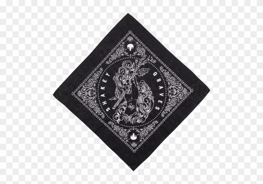 Shakey Graves Ace Of Wands Bandana - Ak Ausserkontrolle Maske Kaufen Clipart #1915895