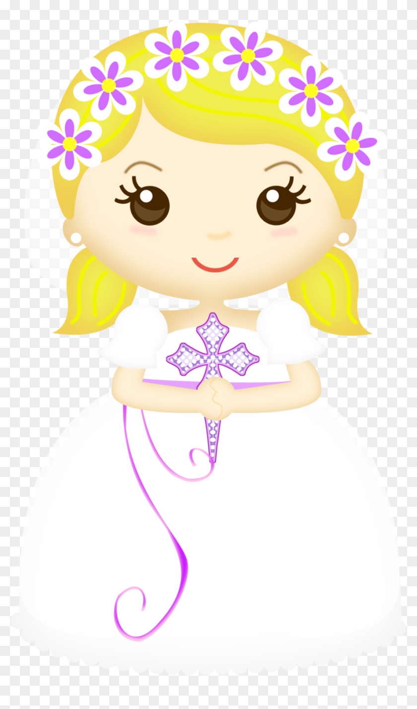 Ibhxbdi7mn4pca - Mi Primera Comunion Niña Clip Art - Png Download #1915982