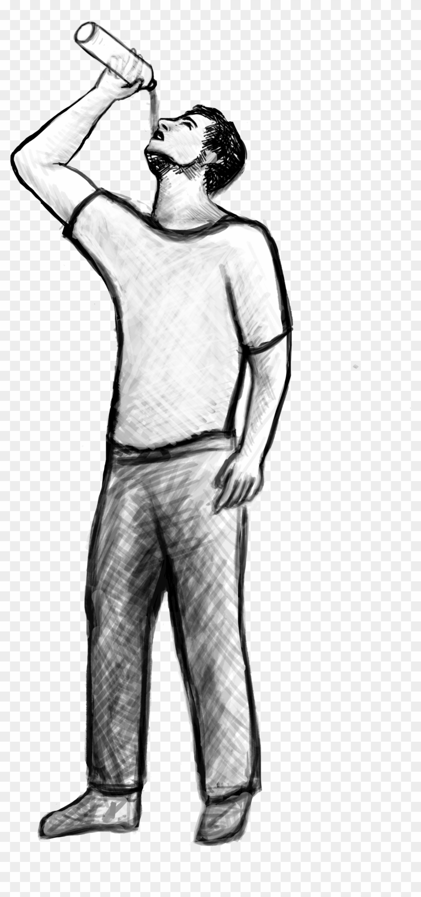 Dangers Of Dehydration, Importance Of Drinking Water - Importance Of Water Of Man Clipart