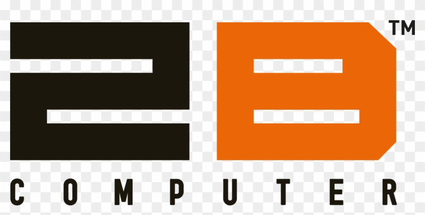 1 2b Computer Logo - 2b Logo Png Clipart #1916074