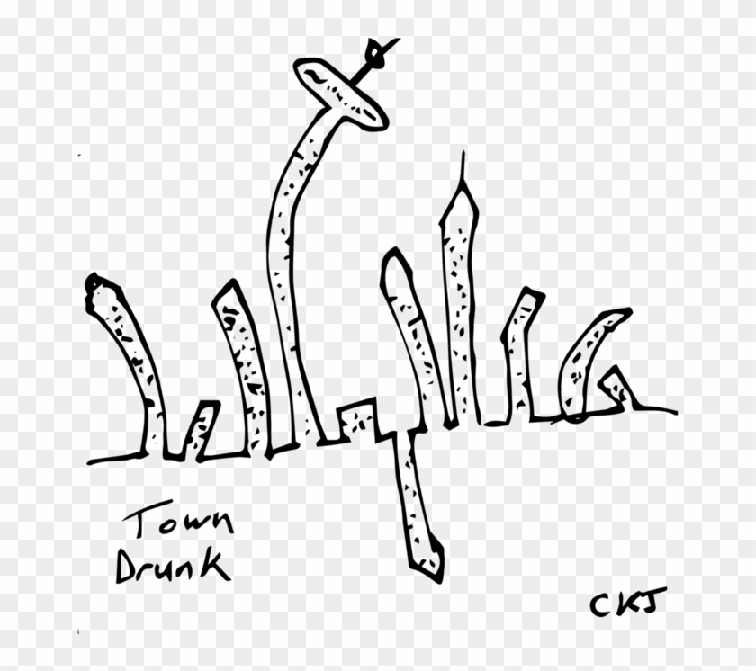 "town Drunk" Women's Tee Colin Jost - Hand Clipart