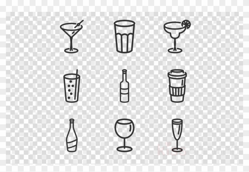 Drinking Glasses Icon Clipart Drink Glass Computer - St Bernard Png Transparent Png