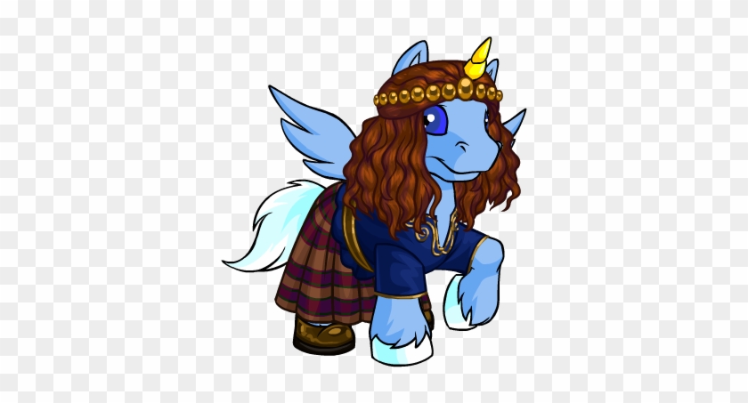Uni Checkered Native Outfit - Neopets Uni Clipart #1916284