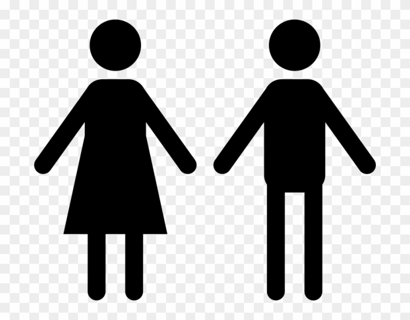 Mujer Vector Png - Clipart Man And Woman Silhouette Transparent Png