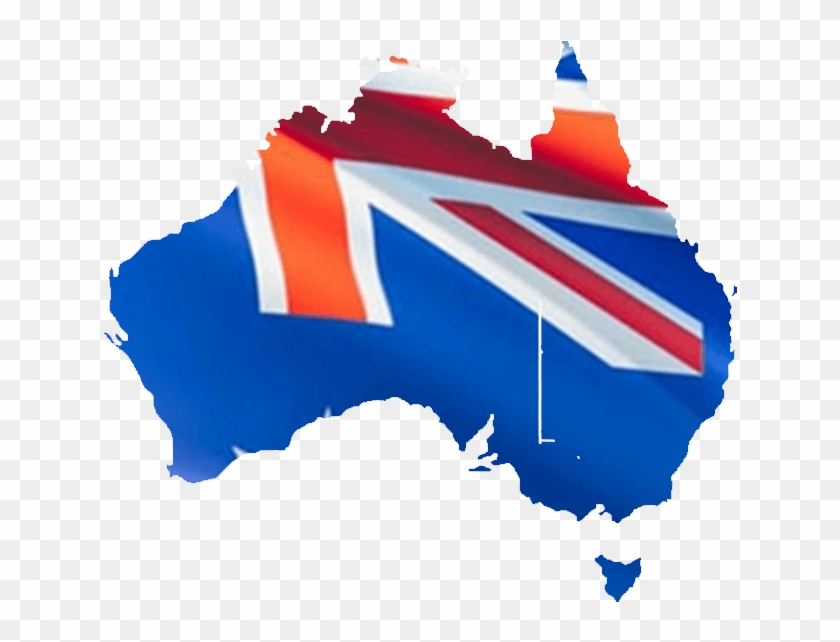 Australia - Map Of Australia State Clipart