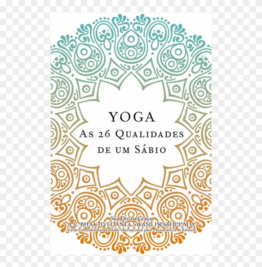 Sankirtana Shop Capa Yoga 26 Qualidades - Coloriage Mandala Etoile Clipart #1916447