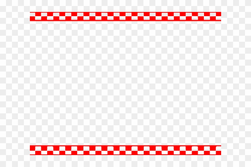 Red Checkered Border Clipart
