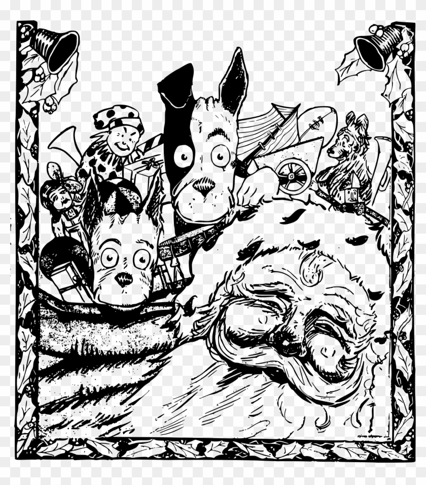 Drunk Christmas Santa Clipart