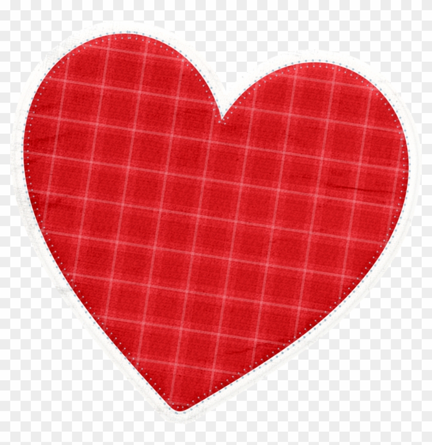 Checkered Clipart Heart - Png Download